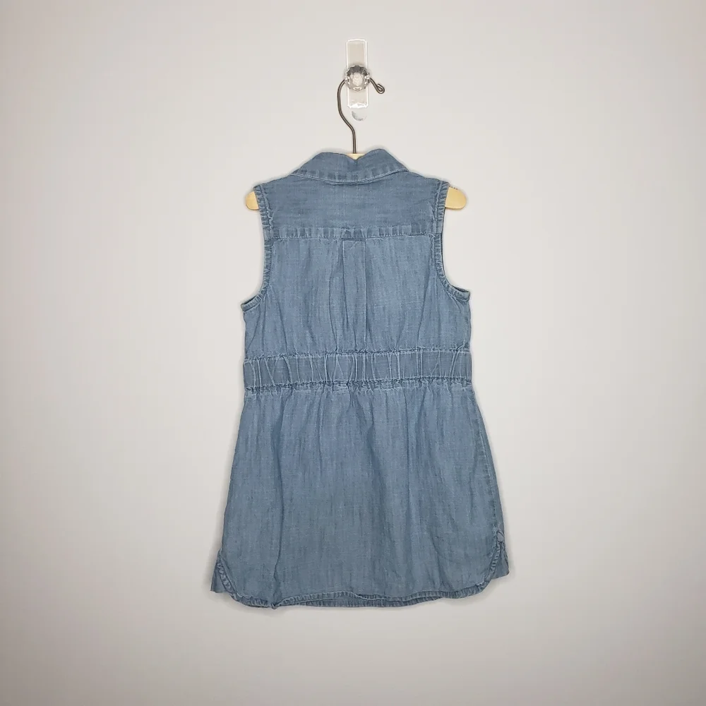 Diane Von Furstenberg DVF for Gap XS 4-5 Jean Safari Dress with Patches